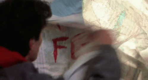 Freddy smirks as on-screen text reads: You’re fucked.